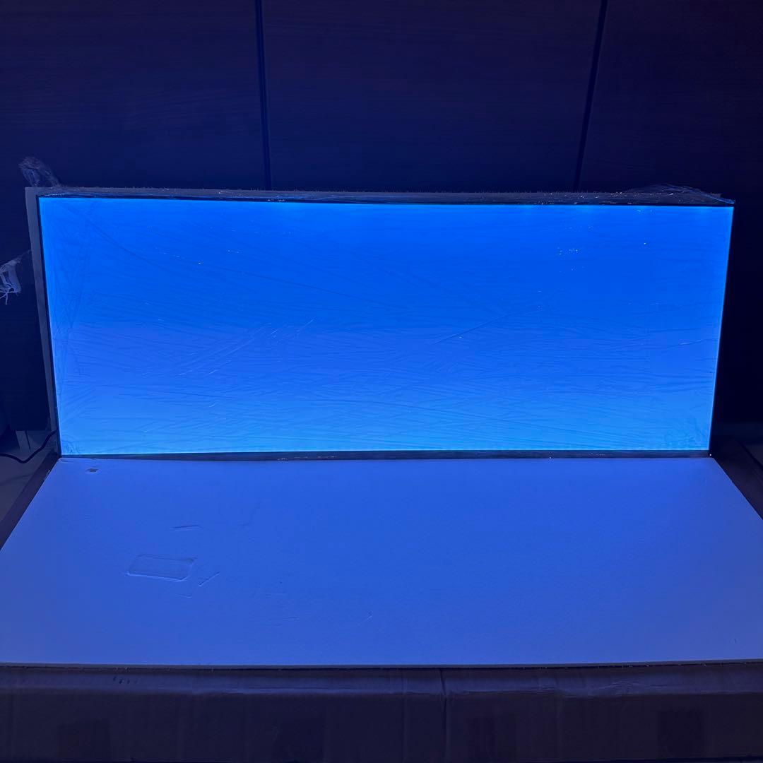 新品未使用　LED RGBバックライトスクリーン　90cm×35cmアクアリウム
