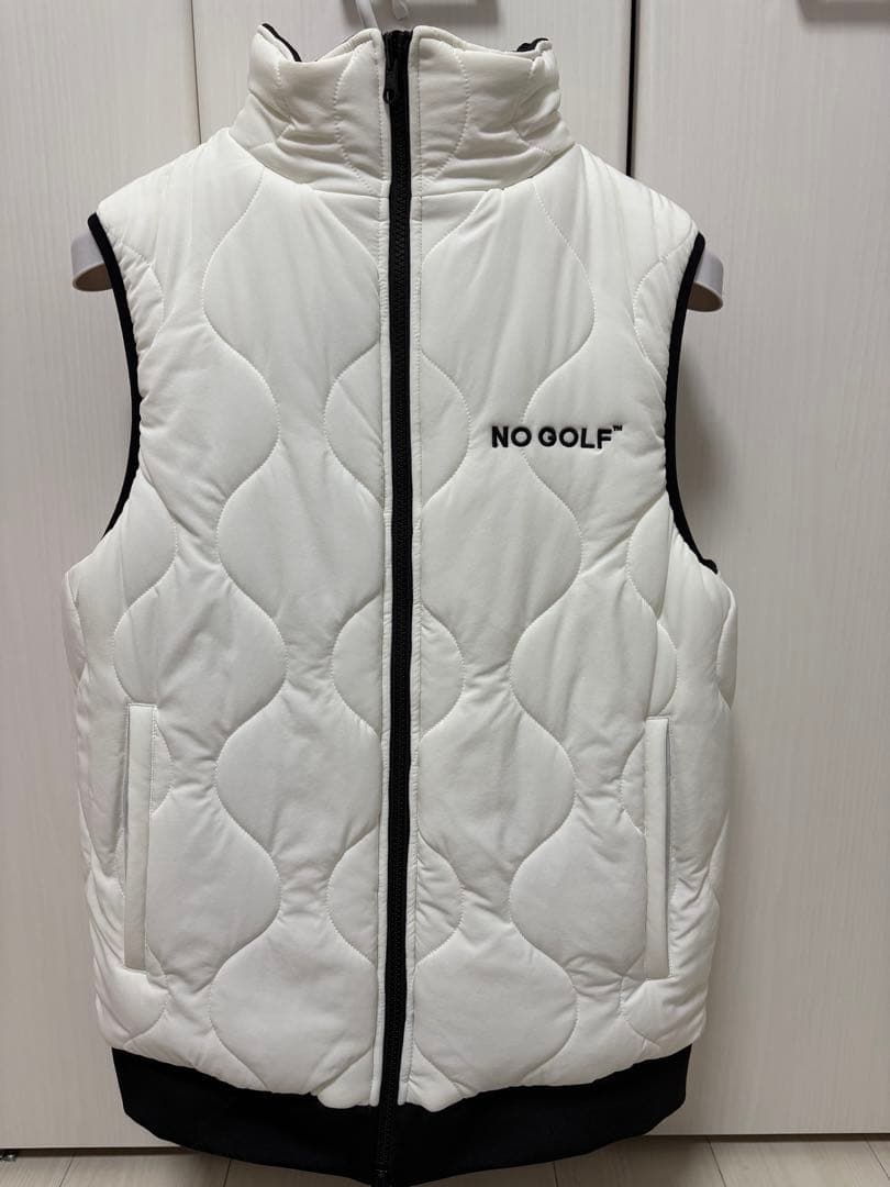 NO COFFEE x CLUBHAUS \"NO GOLF\" リバーシブルベスト