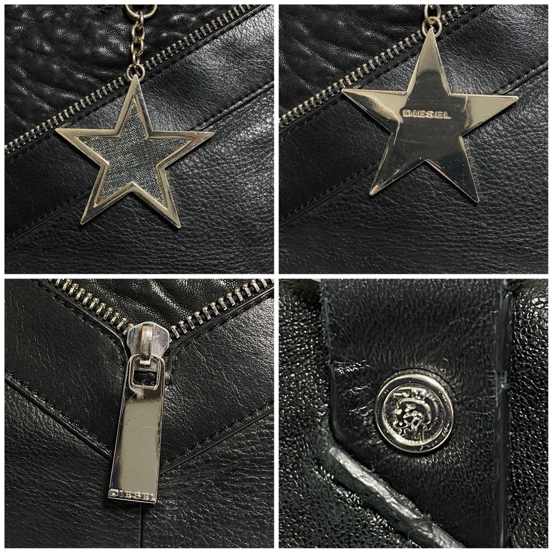 ✨極美品✨ DIESEL 2way ショルダーバッグ ジッパーデザイン A4収納