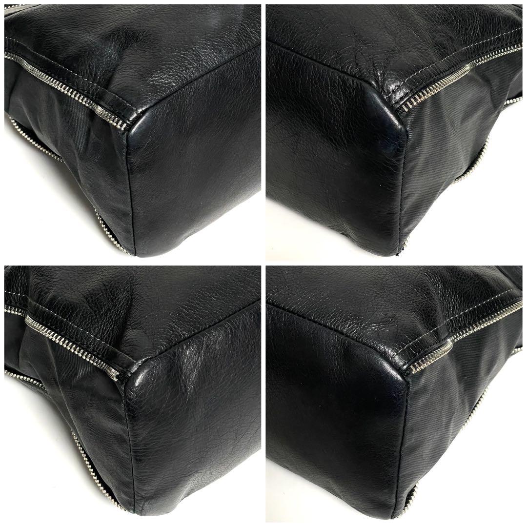 ✨極美品✨ DIESEL 2way ショルダーバッグ ジッパーデザイン A4収納