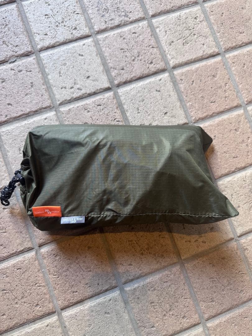 シェルターG MINIMAL WORKS テント カーキ（メッシュドア1枚付き）