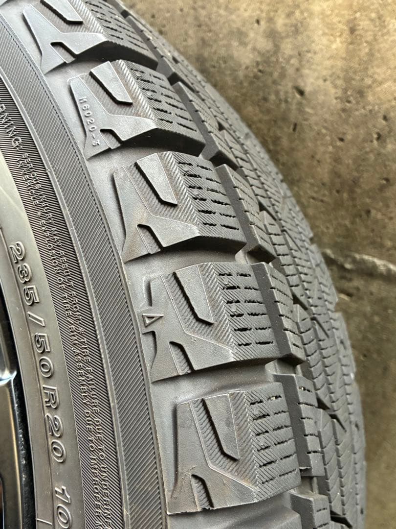 235/50R20 4本 バリ溝 スタッドレス ホイールセット レクサス NX