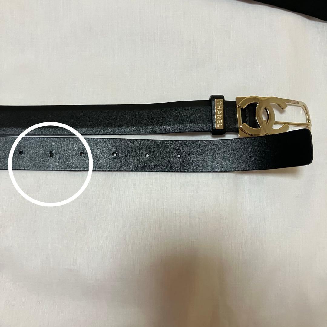 CHANELベルト CCマーク ゴールドバックル シャネル