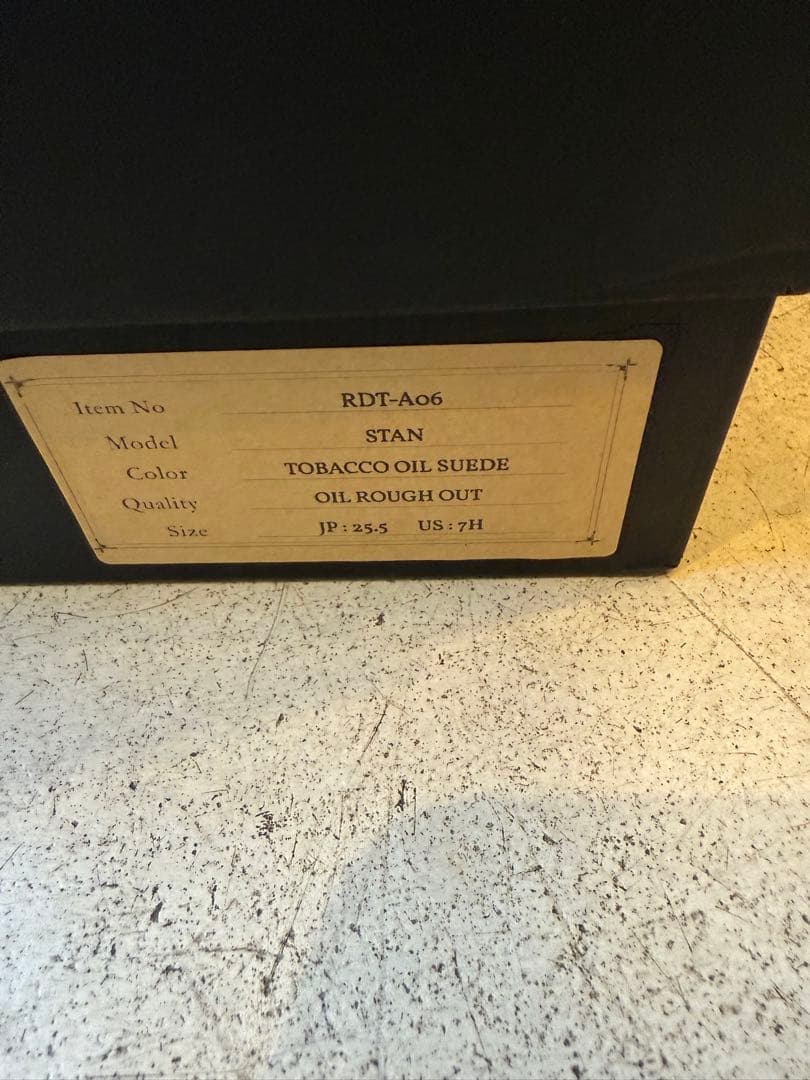 ローリングダブトリオ　スタン　オイルスエード　タバコブラウン