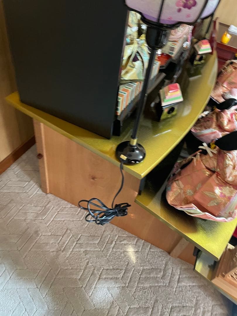 豪華な雛人形セット　三段　本金蒔絵　☆美品☆