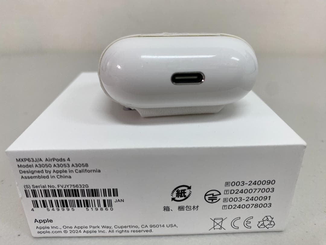 AirPods 4th Generation （第4世代） エアポッズ イヤホン