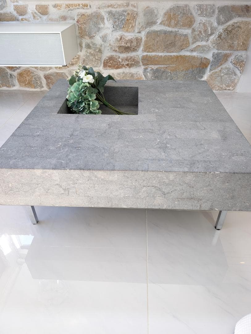 [美品]フクラ HUKLA スクエアセンターテーブル80×80