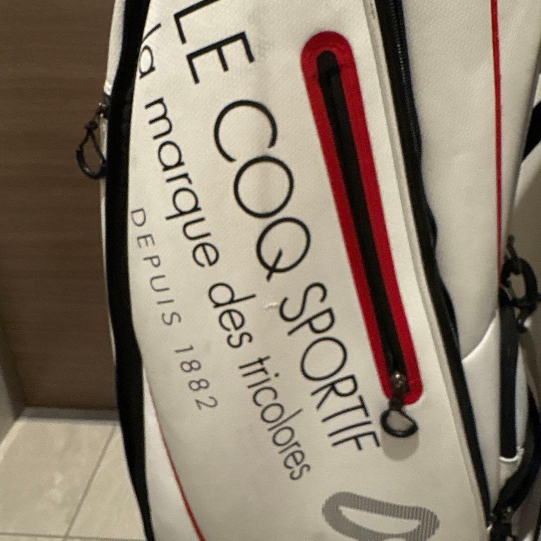 LE COQ SPORTIF ゴルフバッグ ホワイト