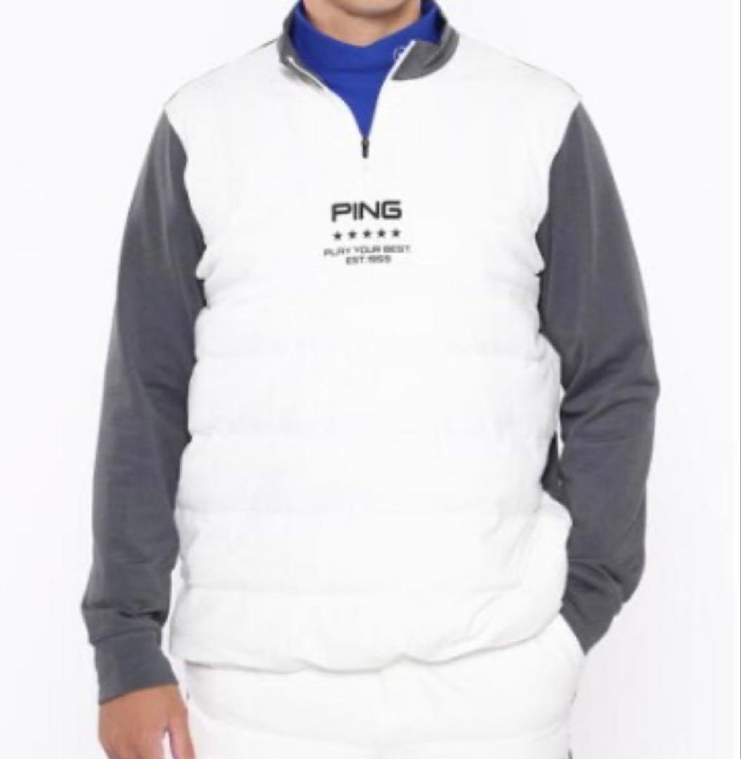 ピン PING 中綿 ハイネック エアーフレイク ゴルフ シャツ 冬