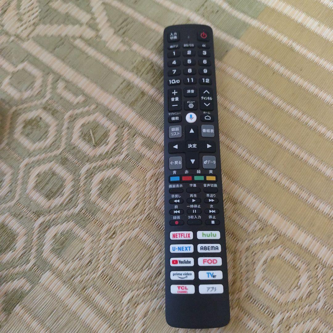 TCLGoogleTV搭載43型スマ−ト液晶テレビ