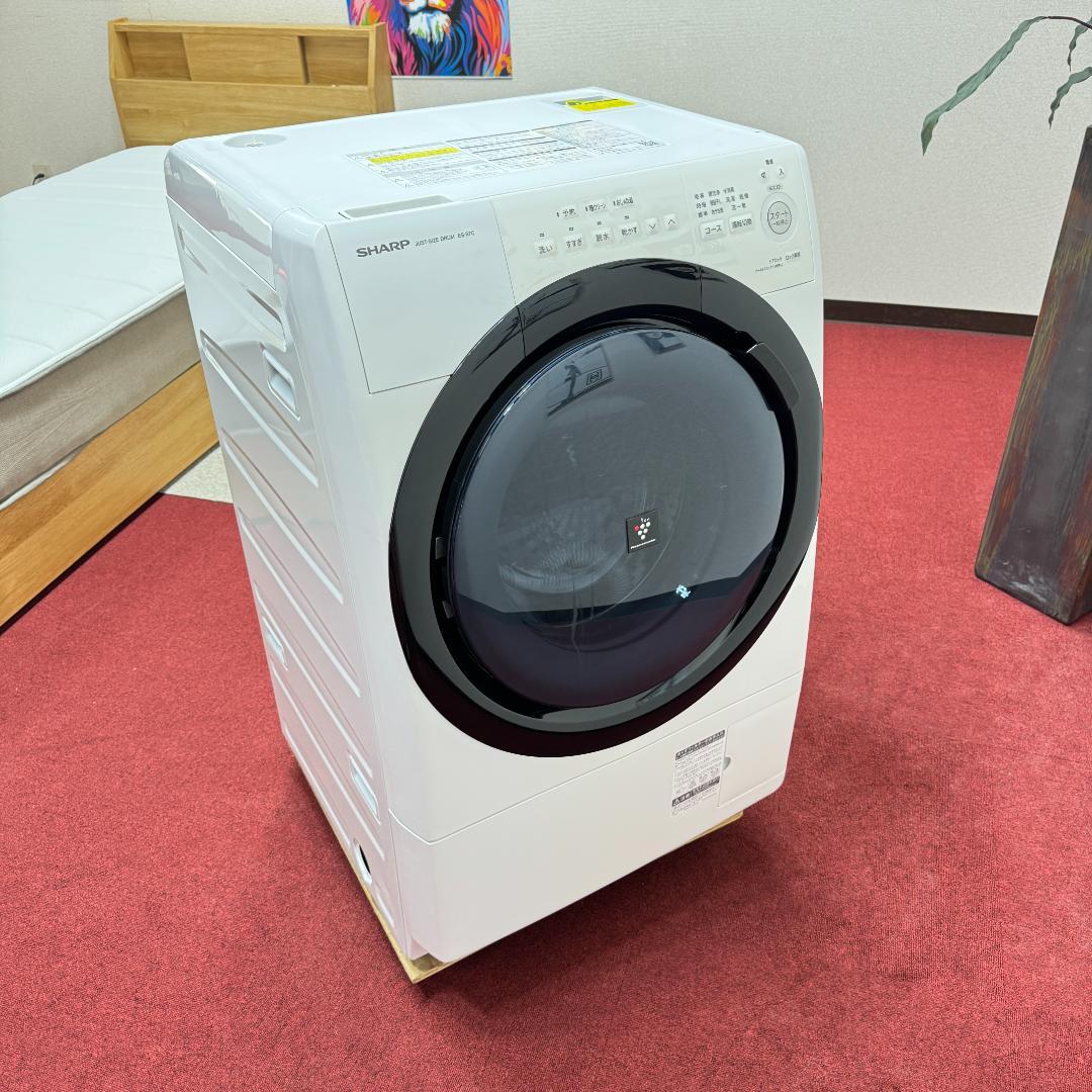 4 都内23区配送無料　美品シャープドラム式洗濯乾燥機2020年製　7/3.5㎏