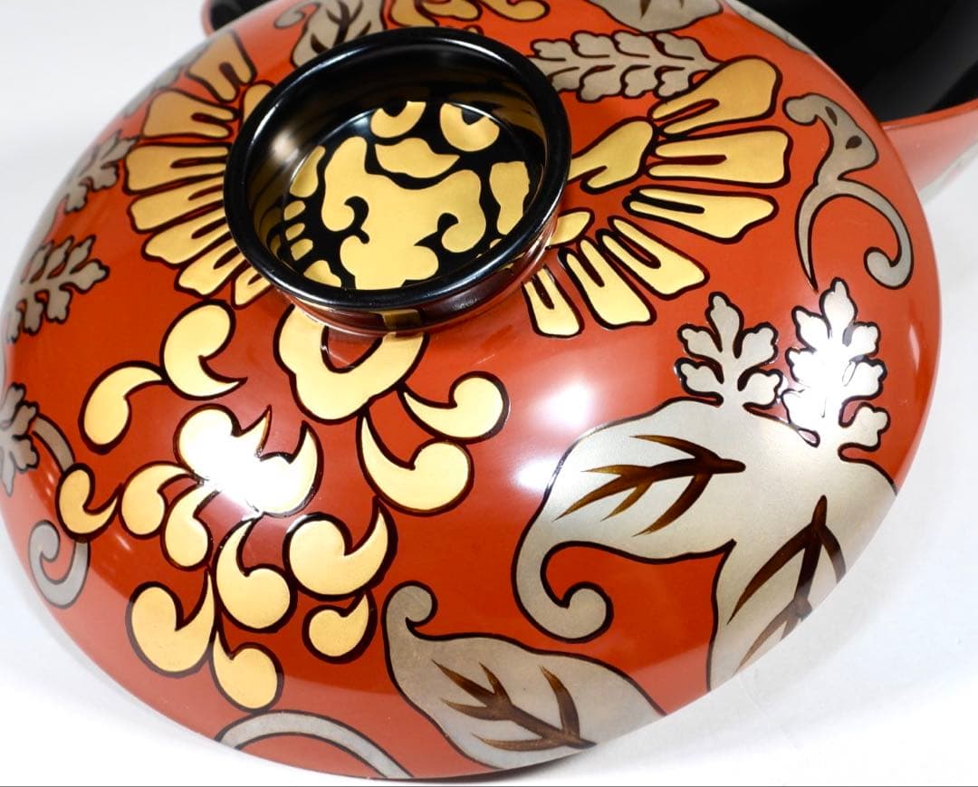 輪島塗 木製漆器 沈金 蓋椀 大吸物椀 汁椀 10客　直径17cm