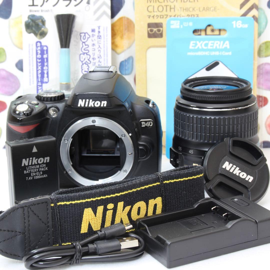 ♥︎◇Nikon D40 ◇大人気一眼レフ♪ ◇スマホ転送♪
