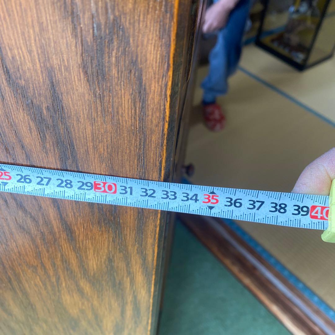 英国アンティーク調　木製ブックシェルフ/本棚/食器棚/飾り棚/収納ラック