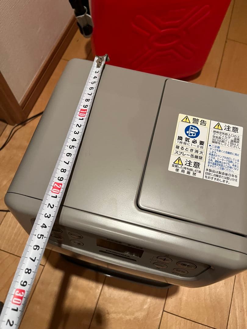 CORONA 石油ファンヒーター デジタル表示 3.6Lタンク、2025年製造品