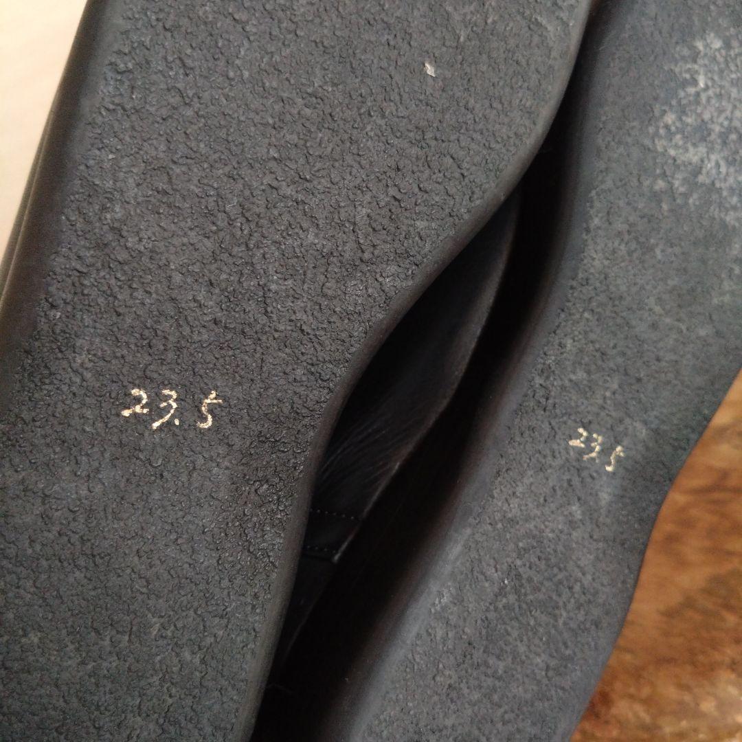 JURGEN LEHL ヨーガンレール　レザー　ショートブーツ　黒　23.5