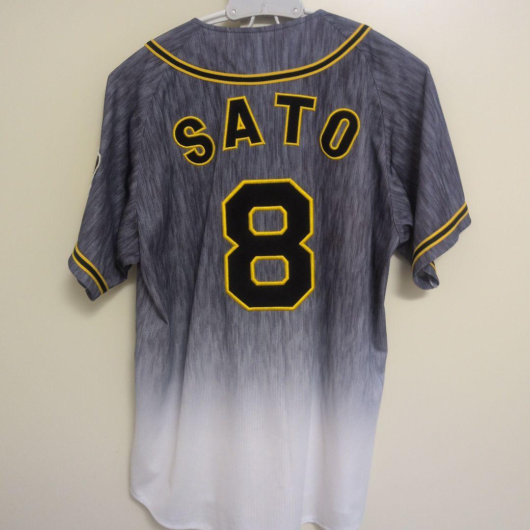 阪神タイガース 2021シーズン ビジター レプリカユニフォーム 佐藤輝明 M