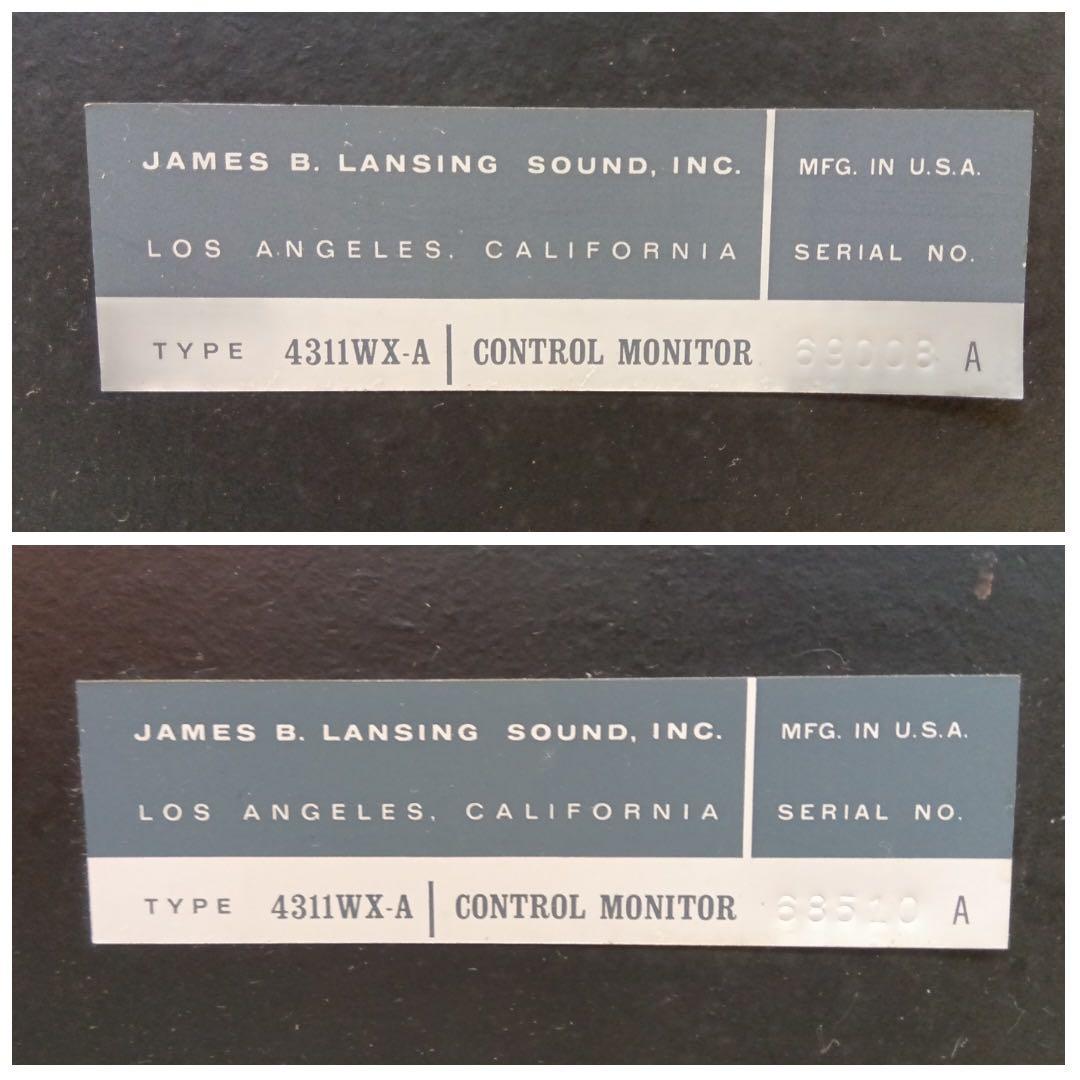 「Hoang Thaiさま専用」JBL　スピーカー　4311　CONTROL