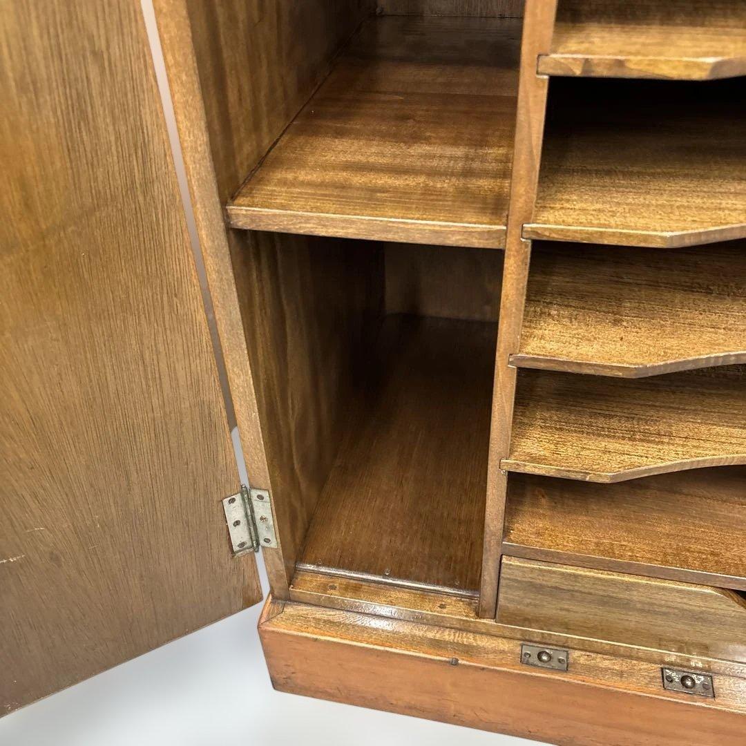 【最終値下げ】アンティーク　木製レコードラック｜ウッドラック　古家具　レコード