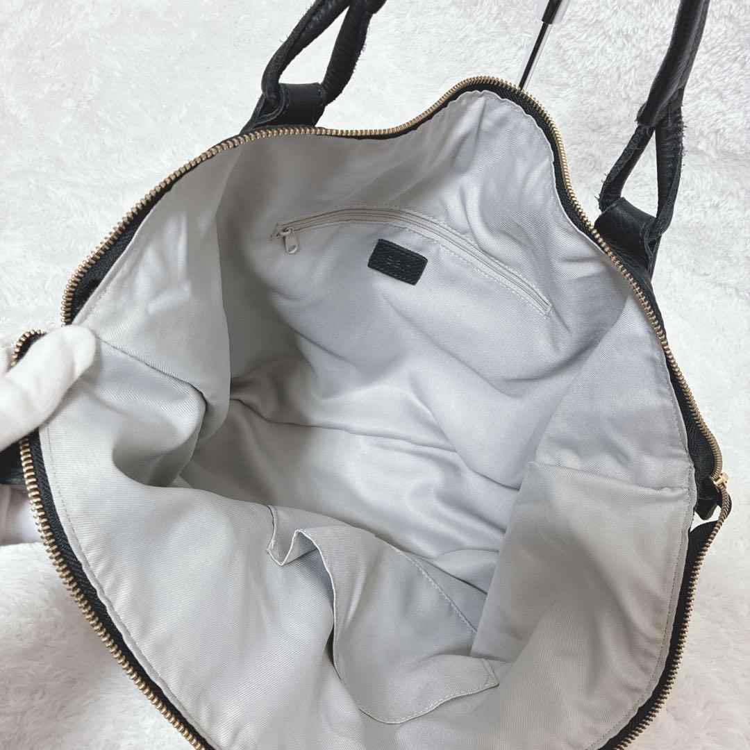 ✨美品✨　ear PAPILLONNER レザー 2WAY トートバッグ　大容量