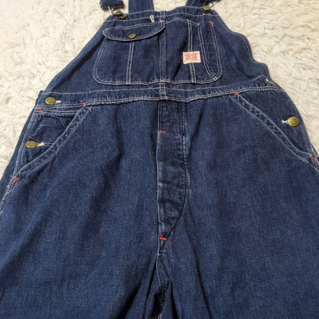 ヴィンテージ　TEST　USA製　オーバーオール　サイズXL相当