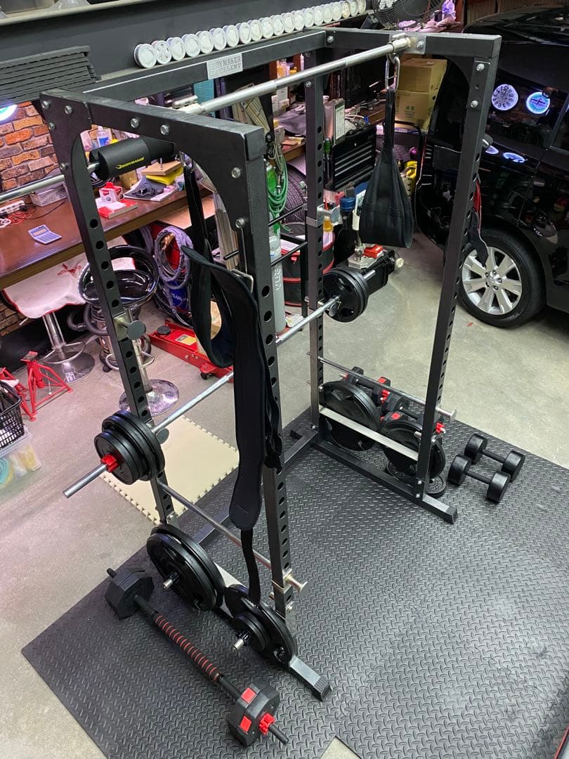 ※引取限定　パワーラック　ベンチ付き　BODYMAKER