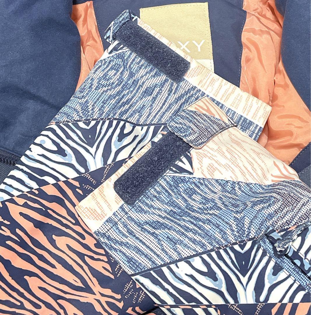 ROXY スキーウェア ジャケット スノーウェア アニマル ゼブラ 幾何学模様