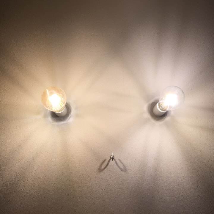 LED電球 エジソン クリア フィラメント 4W E26