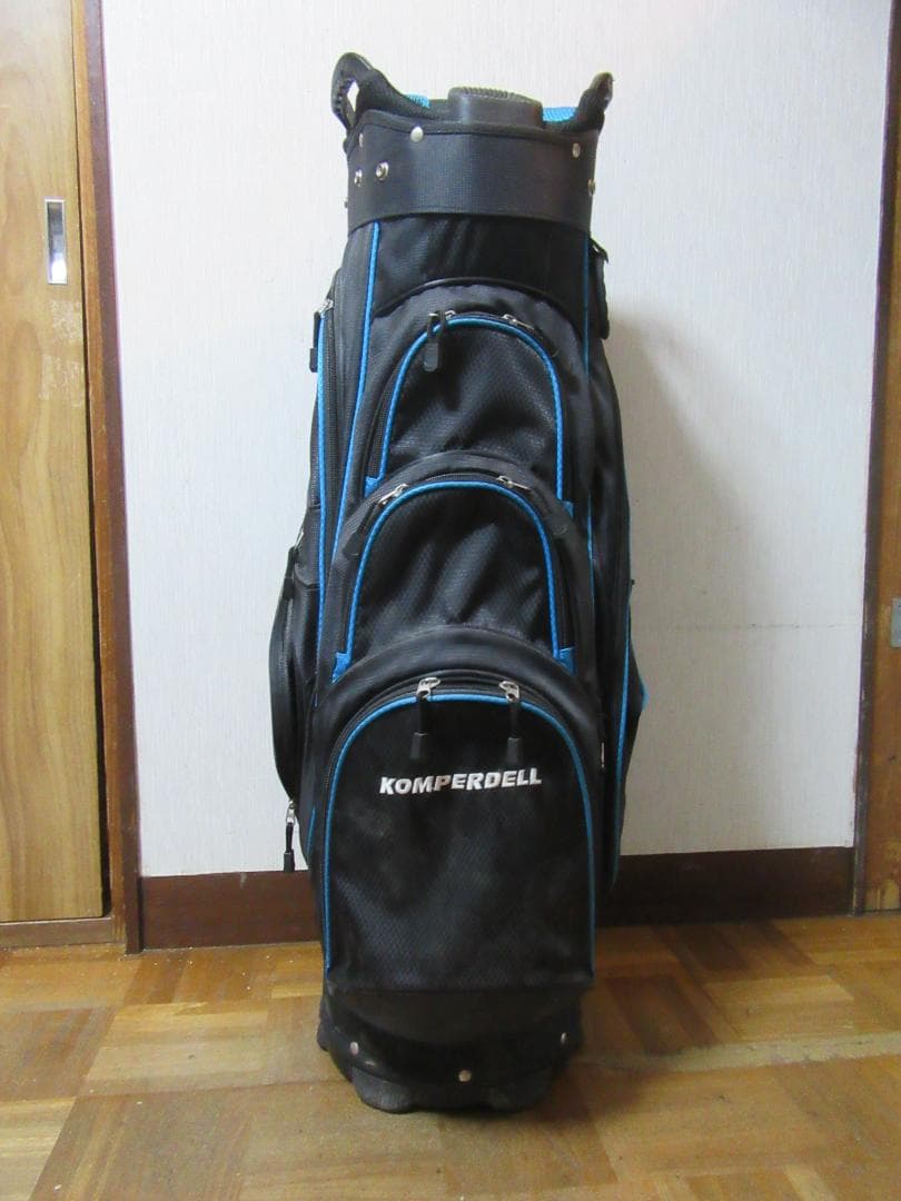 ★☆★KOMPERDELL★ゴルフバック★黒★フードなし★☆★