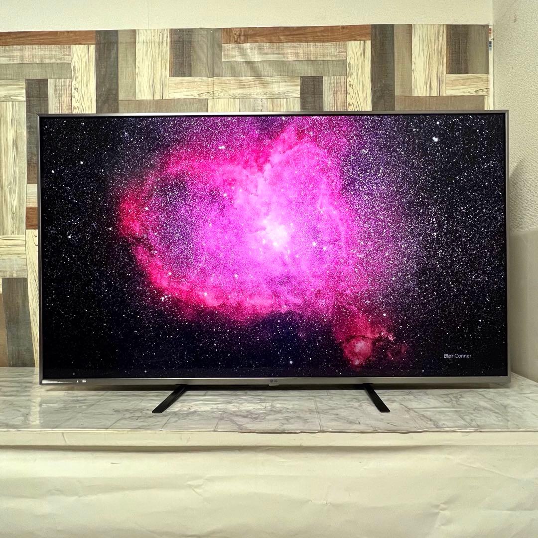 即日受渡❣️全国送料込 LG 55型4K液晶テレビYouTube、ネトフリ視聴可