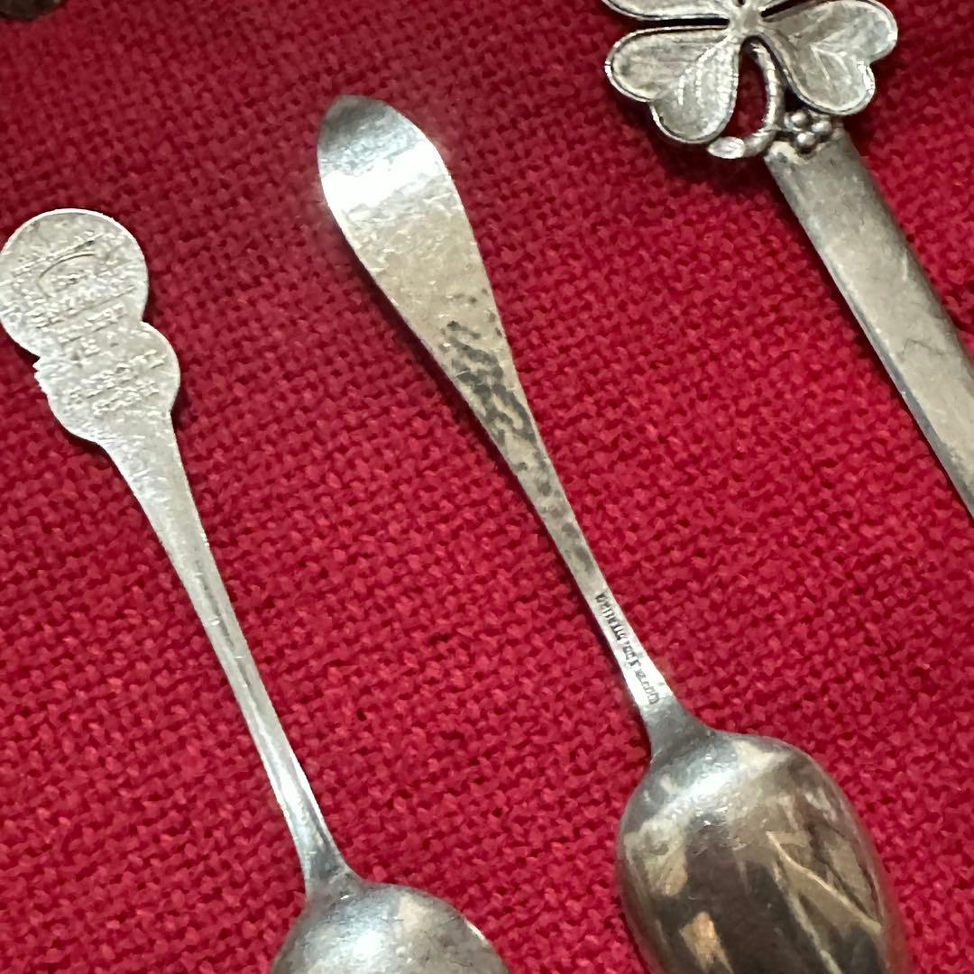 【純銀】スターリングシルバー スーベニアスプーン セット まとめ売り 銀製
