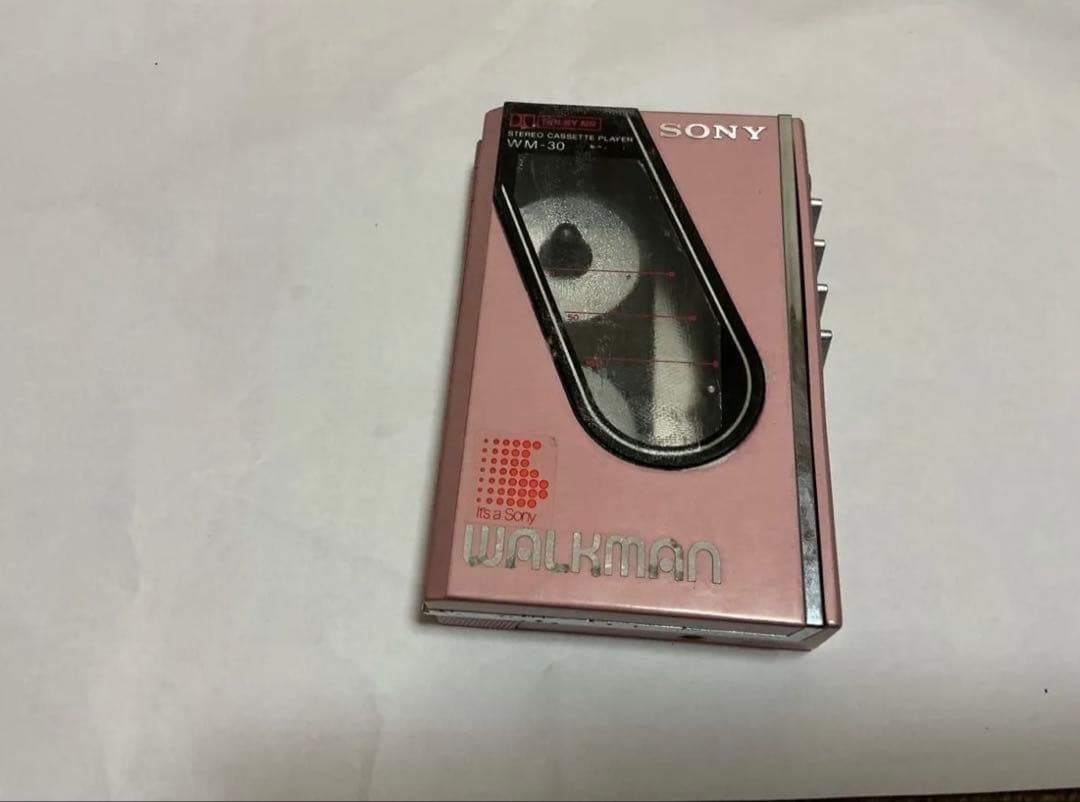 SONY WM-30 ウォークマン ピンク 動作品 ケース付き