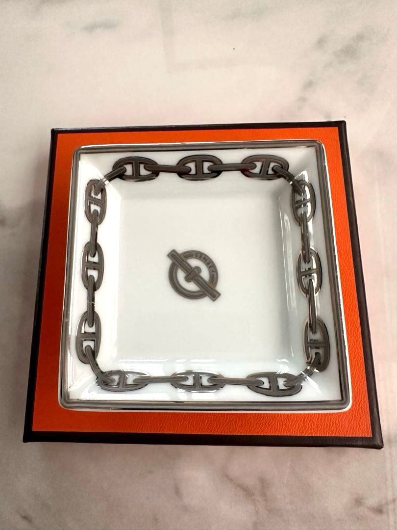 botanical  HERMÈS シェーヌダンクル スクエアトレー