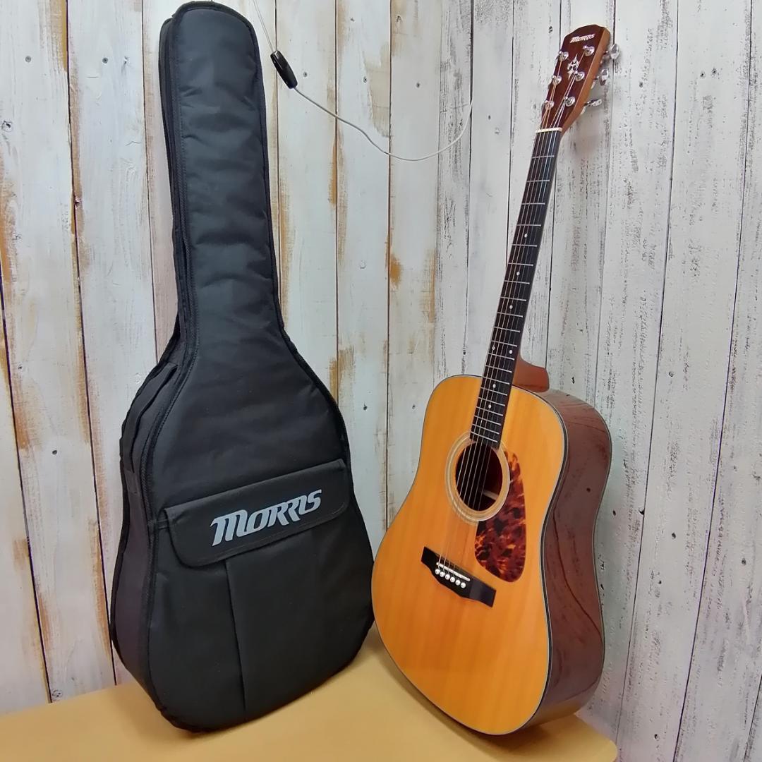 Morris　M-351 NAT　セミハードケース付　アコースティックギター