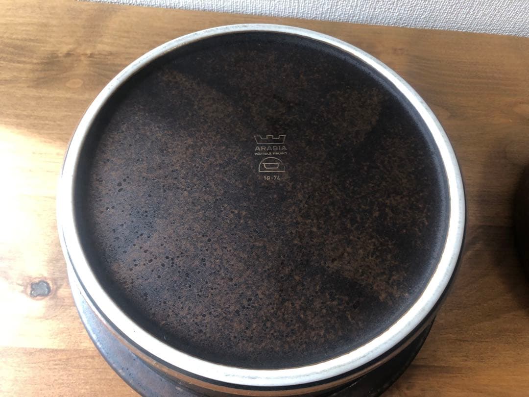 アラビア　ルスカ　23cm蓋つきキャセロール　ボウル　arabia ruska