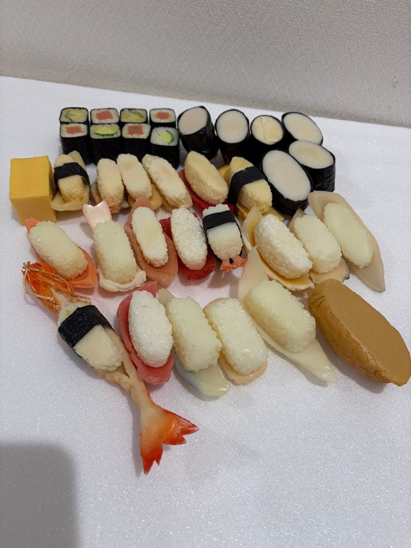 食品サンプル　実物大リアル寿司　35貫