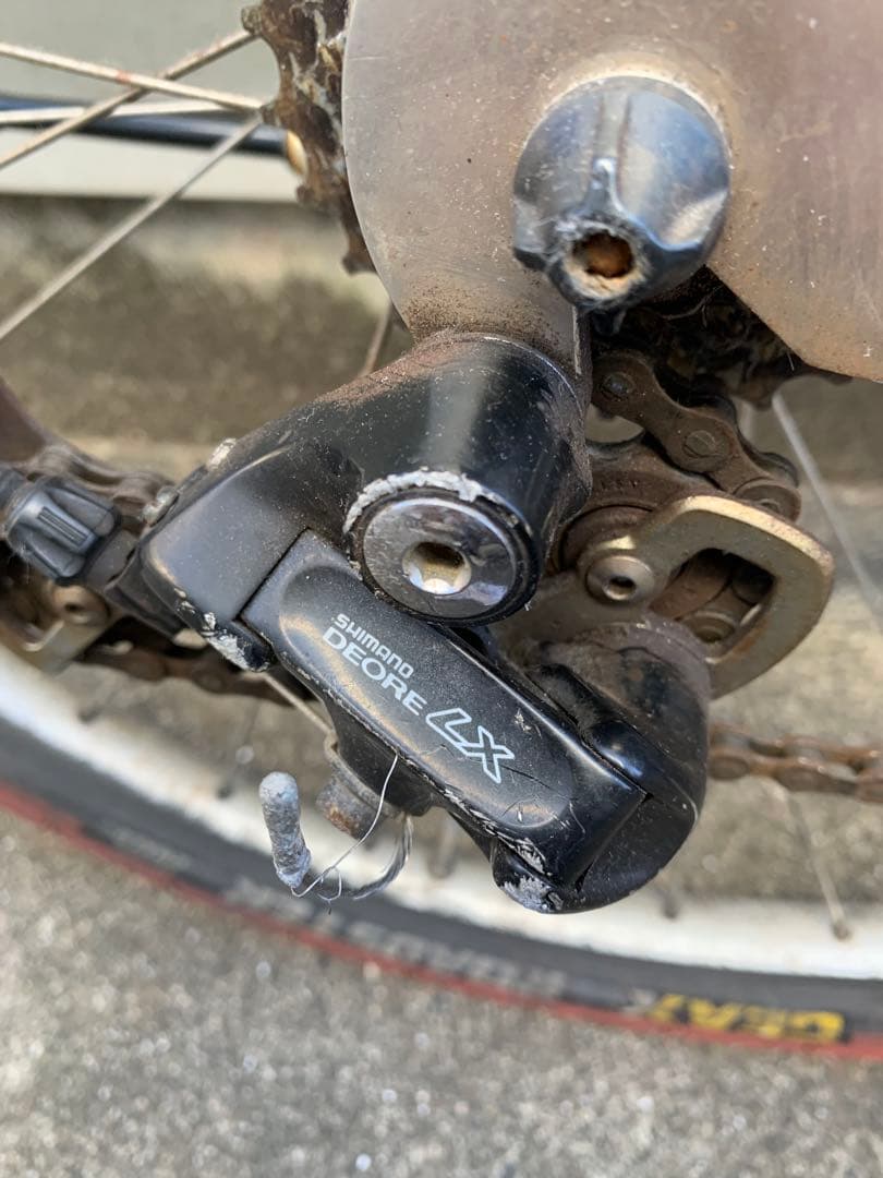 MTB 赤 deore lx nitto