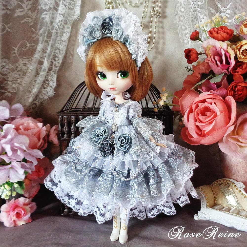 XmasSaleロリータロマンス 煌めく魅惑のフリルドールドレス豪華5点セット