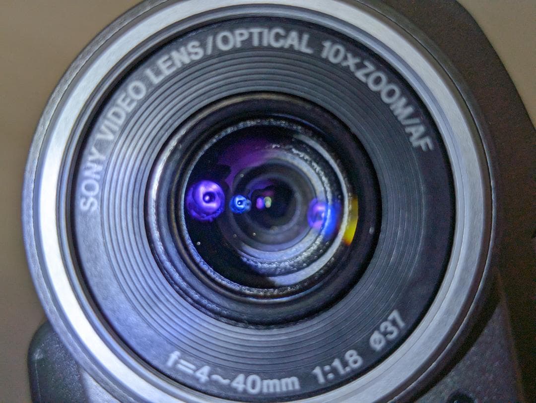 SONY DCR-TRV7 miniDVビデオカメラ ダビングに