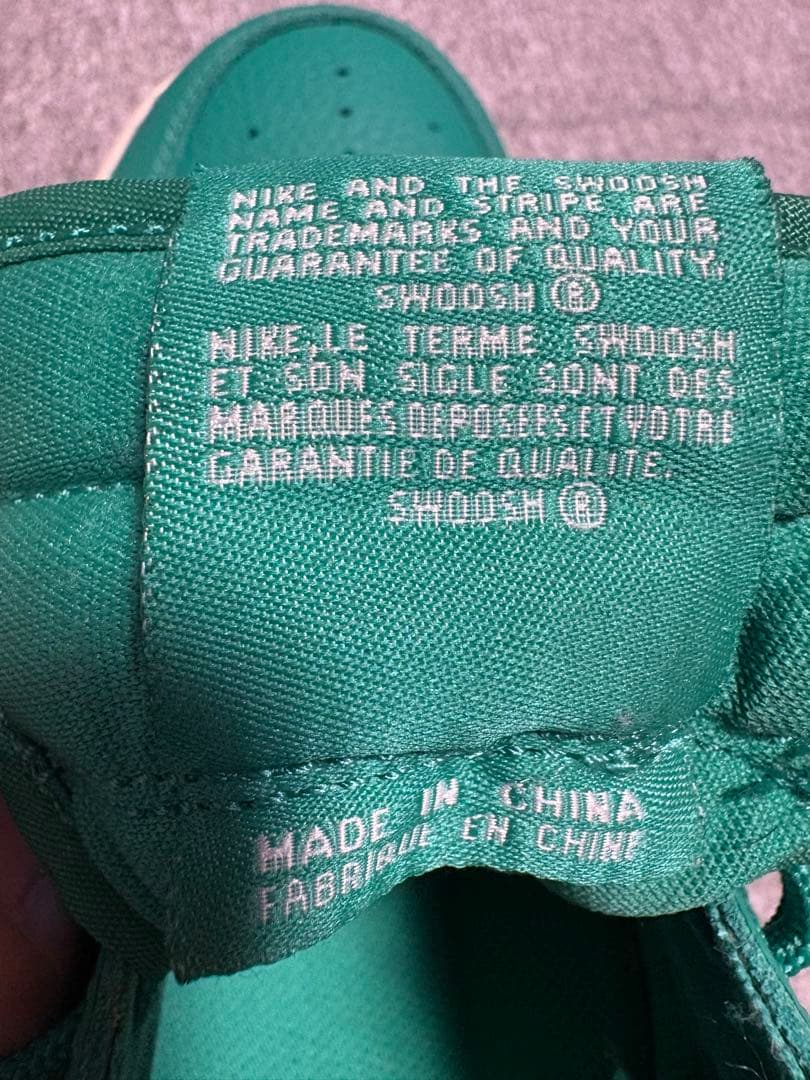 シューズ(男性用) NIKE AIRFORCE1 '07LV8 GREEN/WHITE US10.5