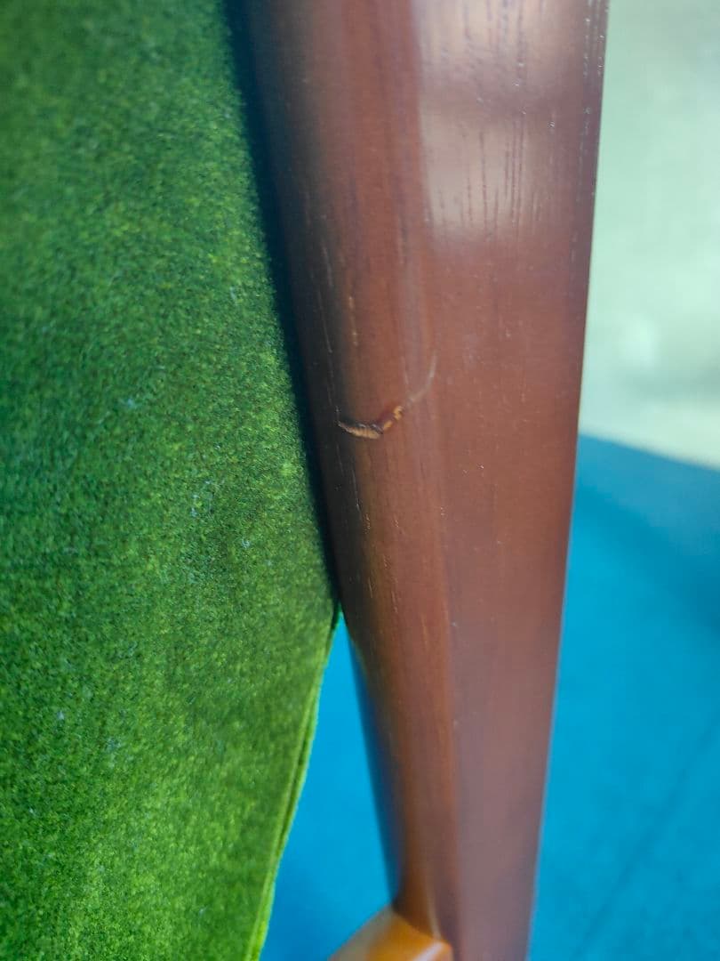 カリモク60 Kチェア 1シーター モケットグリーン