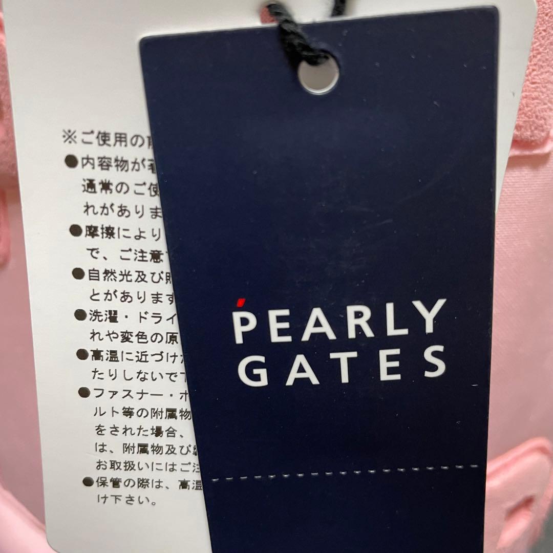 【新品未使用】 パーリーゲイツ PEARLY GATES 保冷バッグ 縦型ピンク