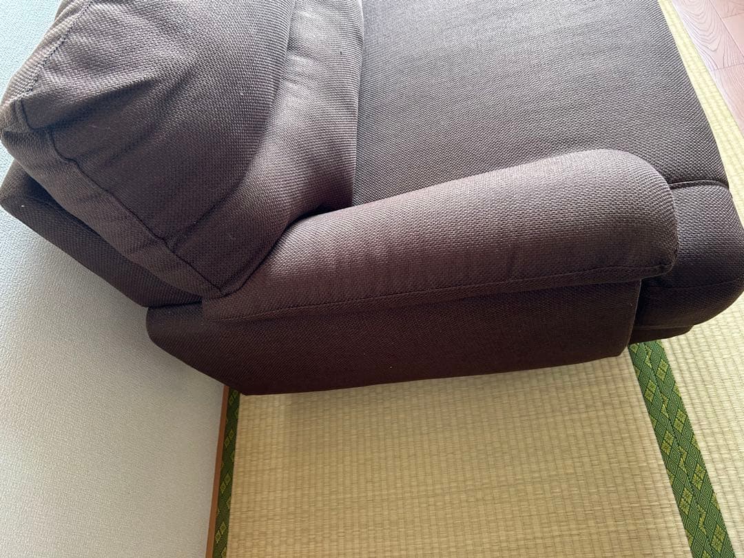 ニトリ/キャッツ3 2人用　3人用ソファ/ブラウンソファ