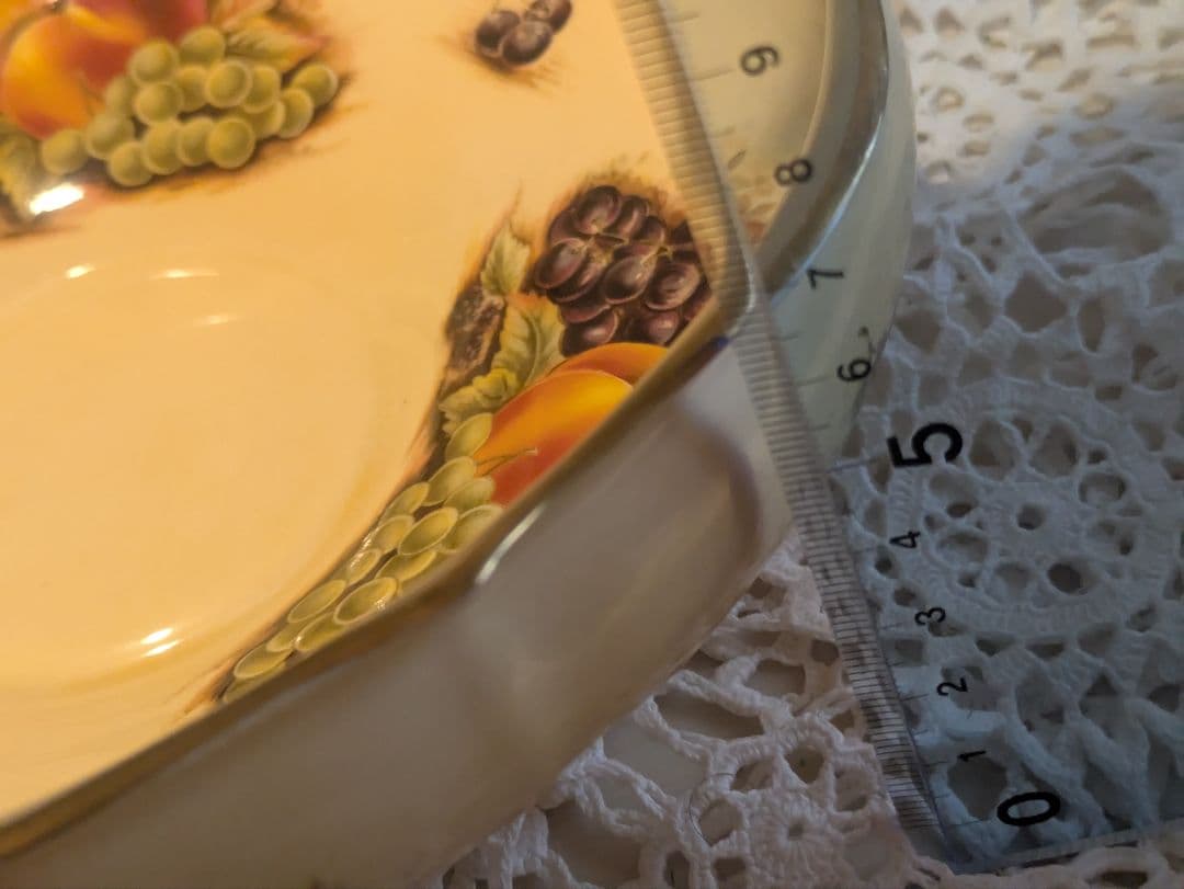 レア形‼️未使用／エインズレイ　オーチャードゴールド　ケーキプレート