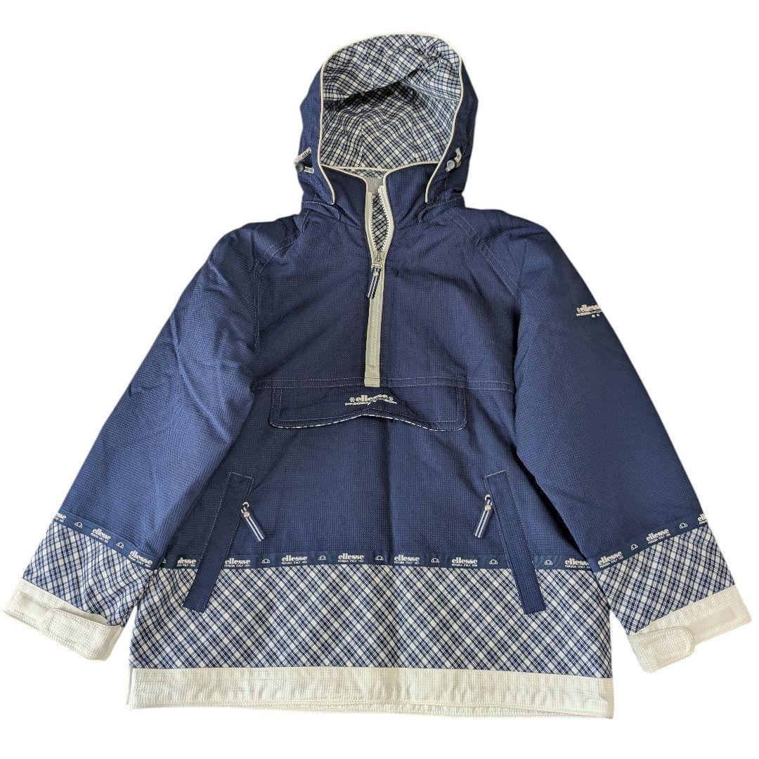 ellesse スキーウェア 上下セット　白と紺色 M キッズ 160