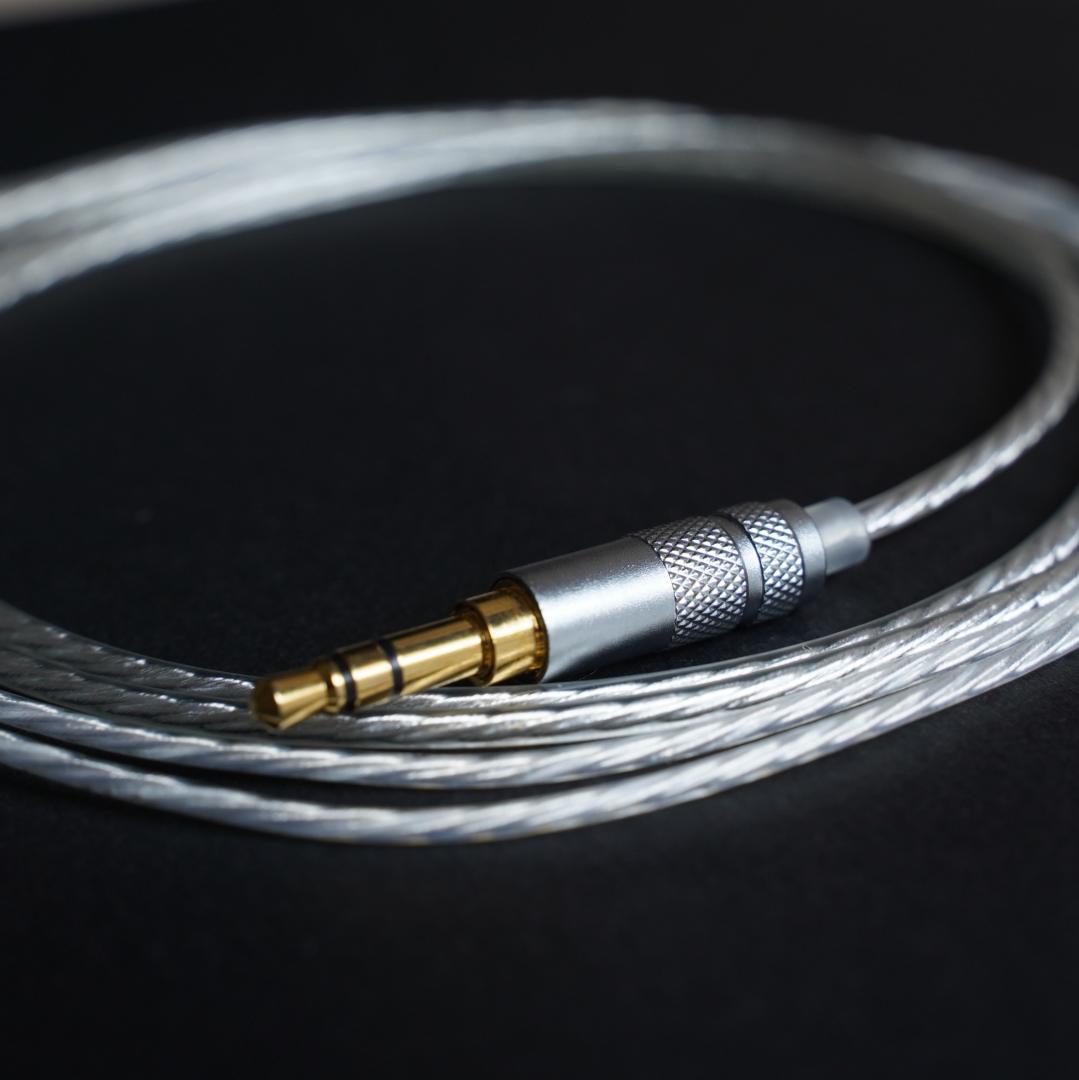 【1点限定】ついに7N超冷凍製単結晶銅銀メッキ最高スペックIE500/3.5mm