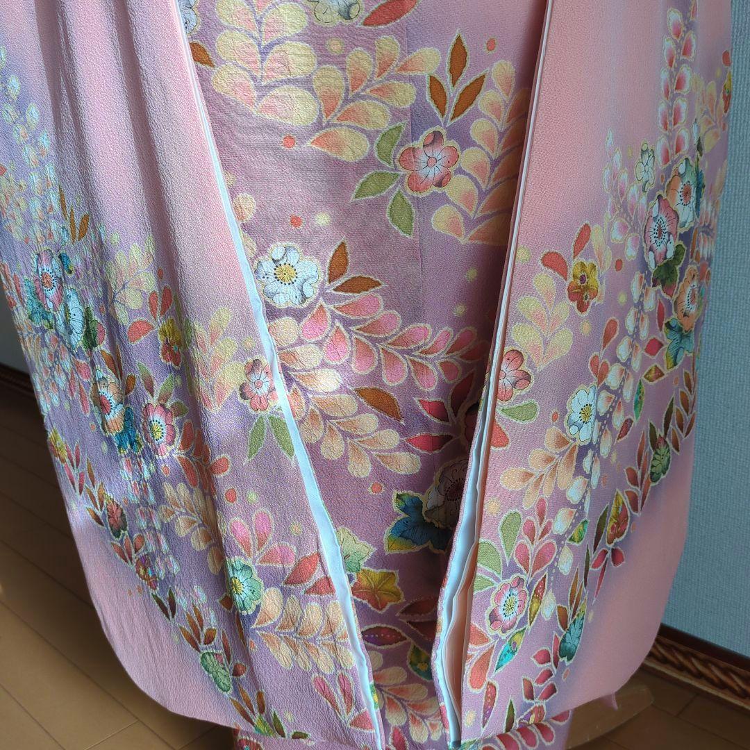 翠山工房 落款 振袖フルセット ９種セット正絹 辻が花 成人式 花絞り 裄丈69