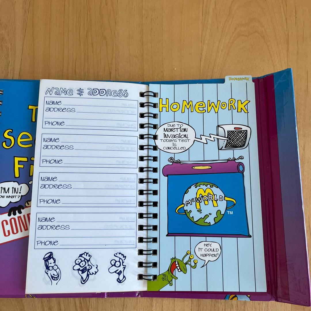 マクドナルド　手帳型スケジュール帳　非売品