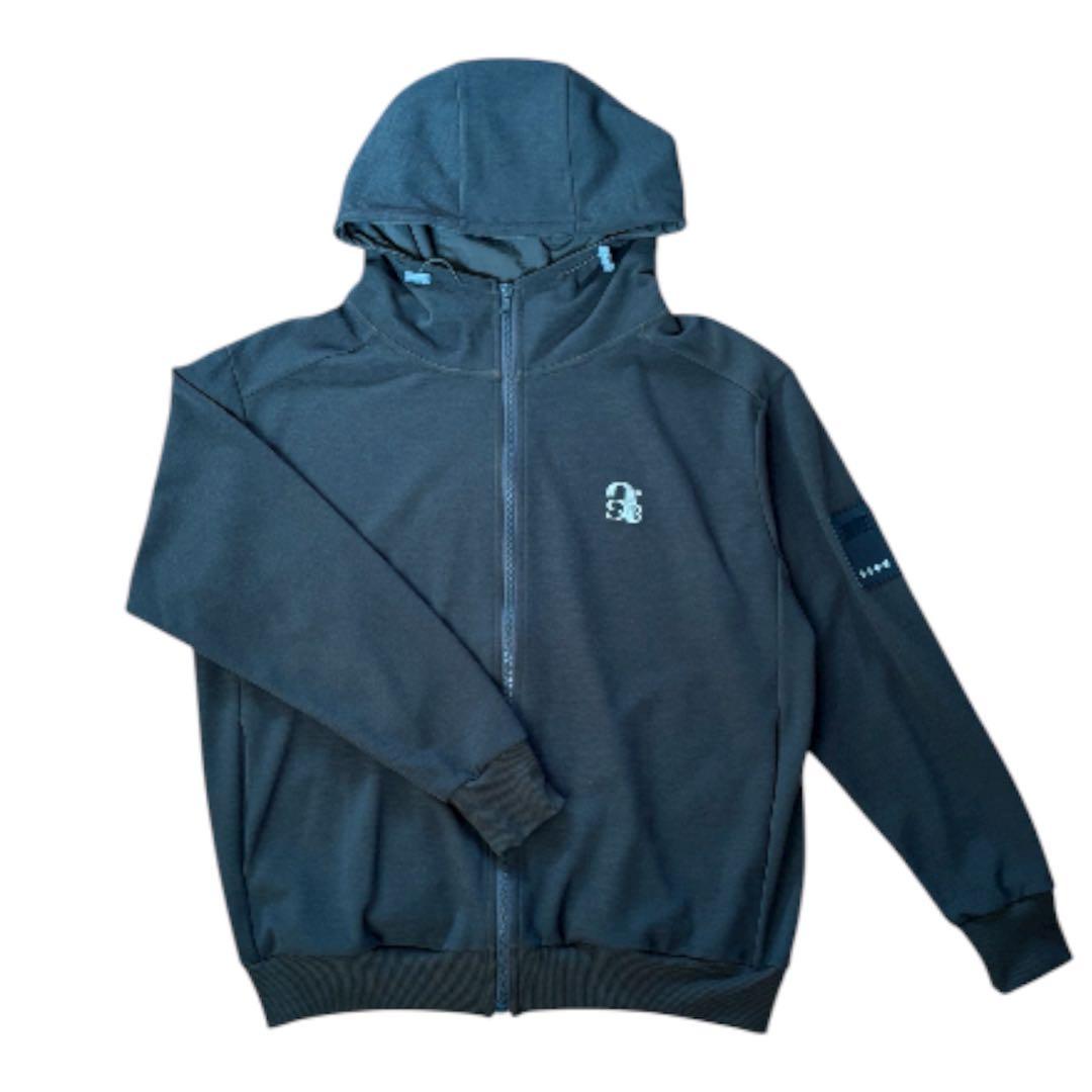 STCH antiqua ゴルフウェア 刺繍ロゴジップフーディー パーカー