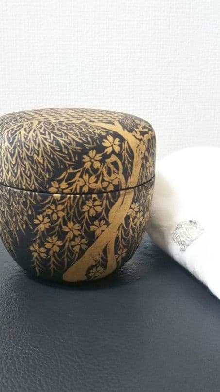 茶道具 嵯峨棗 うつし 日吉窯 加藤丈佳